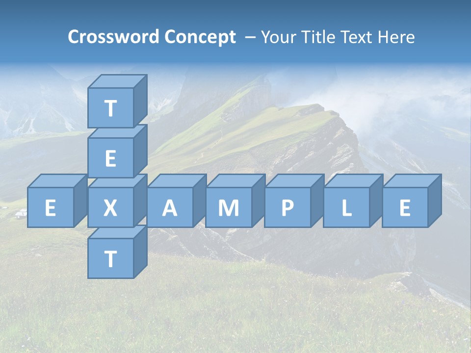 Summer Day Ortisei PowerPoint Template