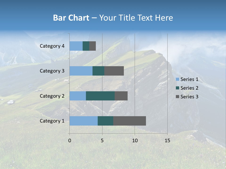 Summer Day Ortisei PowerPoint Template