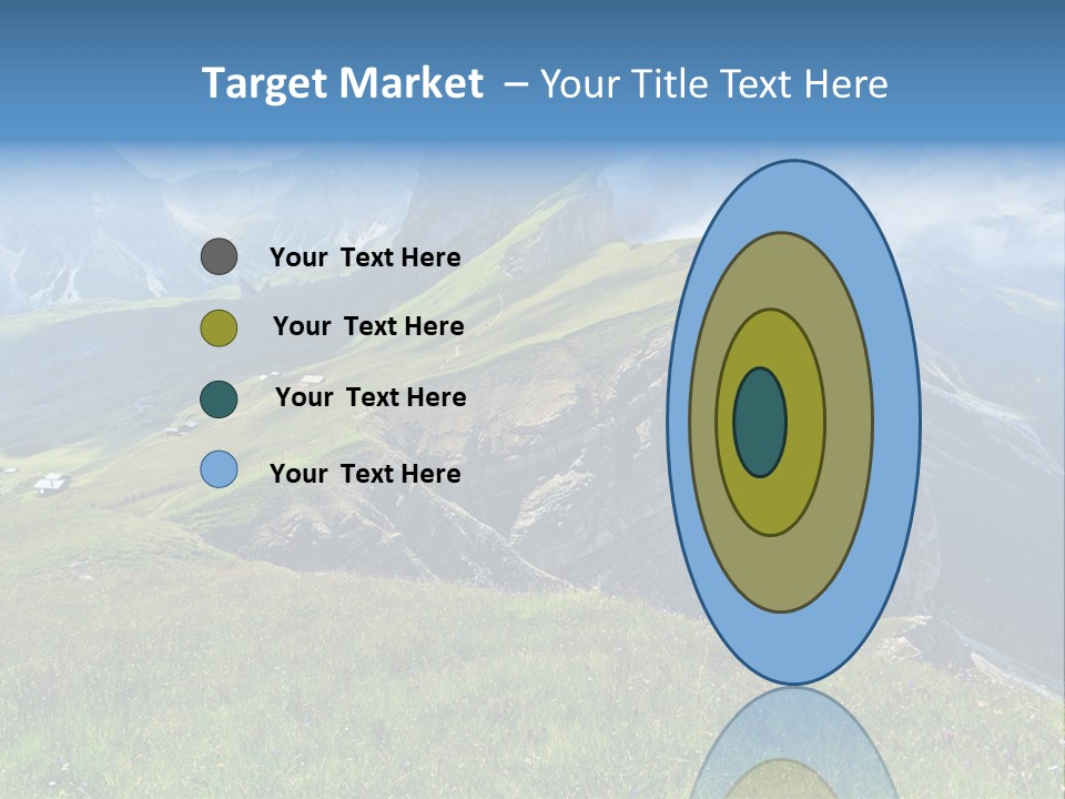 Summer Day Ortisei PowerPoint Template