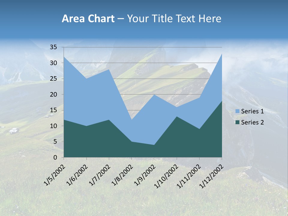 Summer Day Ortisei PowerPoint Template