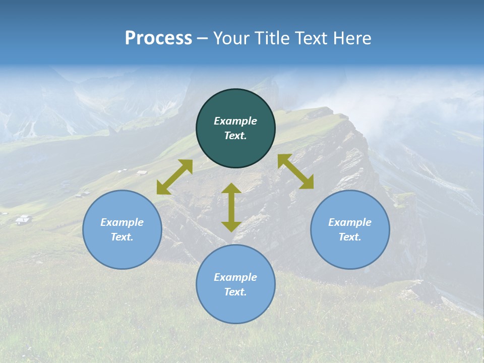 Summer Day Ortisei PowerPoint Template