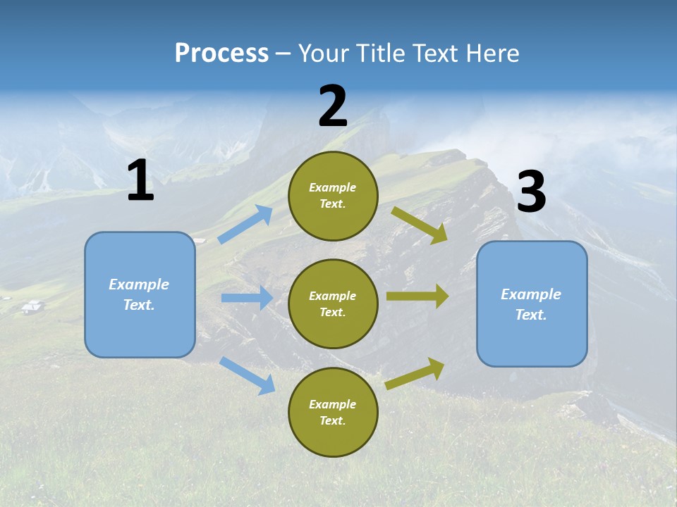 Summer Day Ortisei PowerPoint Template