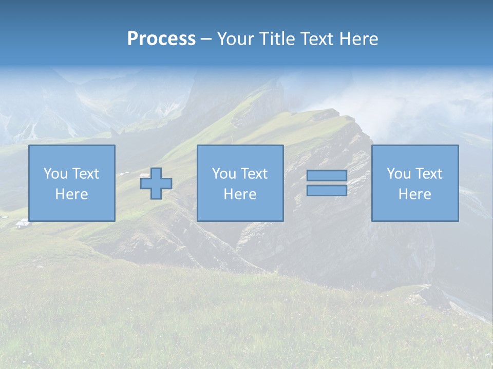 Summer Day Ortisei PowerPoint Template