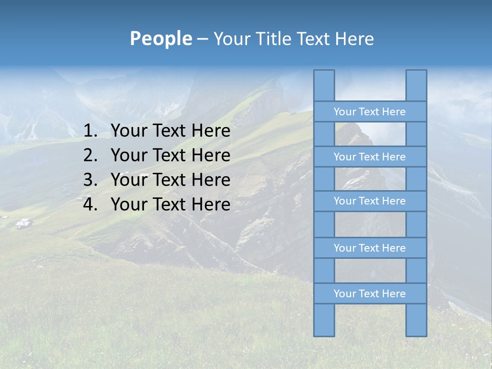 Summer Day Ortisei PowerPoint Template