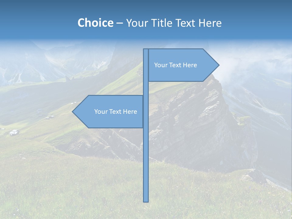 Summer Day Ortisei PowerPoint Template