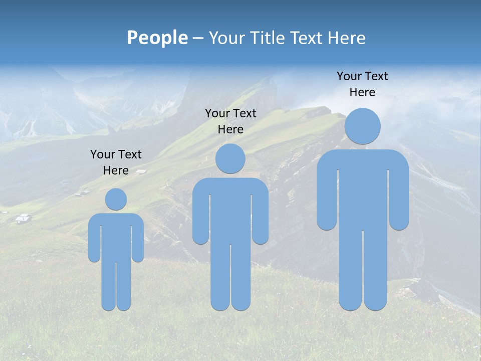 Summer Day Ortisei PowerPoint Template