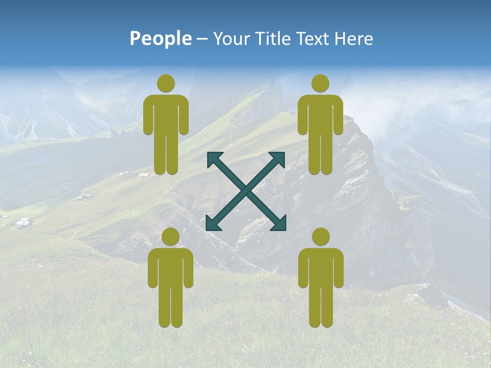 Summer Day Ortisei PowerPoint Template