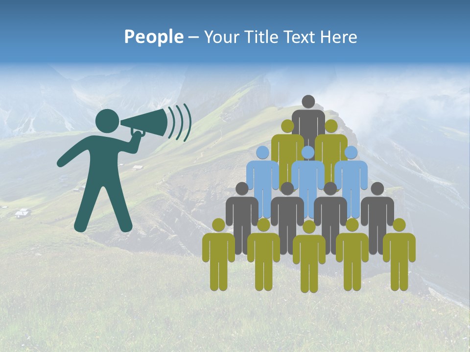 Summer Day Ortisei PowerPoint Template