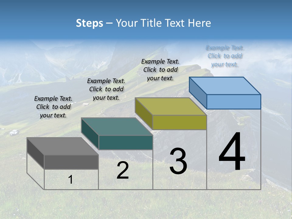 Summer Day Ortisei PowerPoint Template