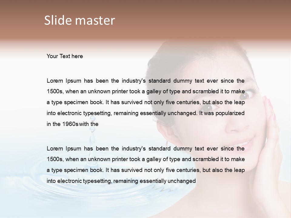 Health Hygiene Skincare PowerPoint Template