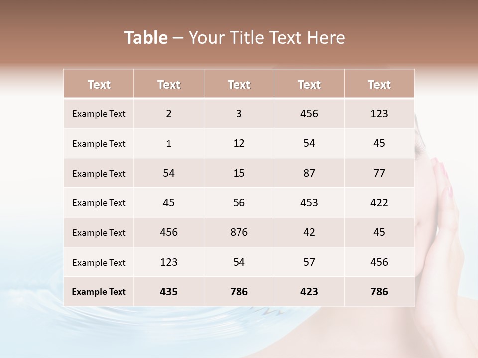 Health Hygiene Skincare PowerPoint Template