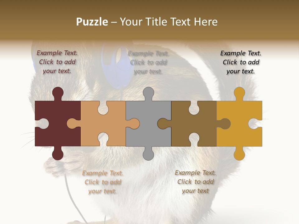 Funny Musical Animal PowerPoint Template