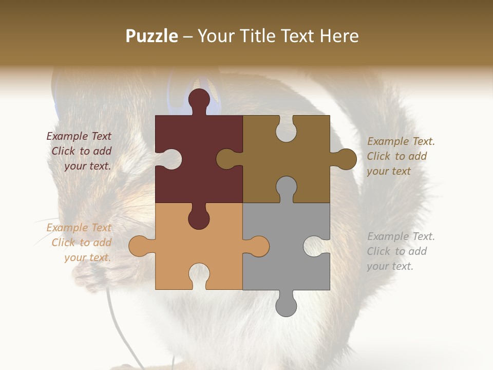 Funny Musical Animal PowerPoint Template