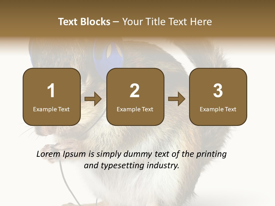 Funny Musical Animal PowerPoint Template