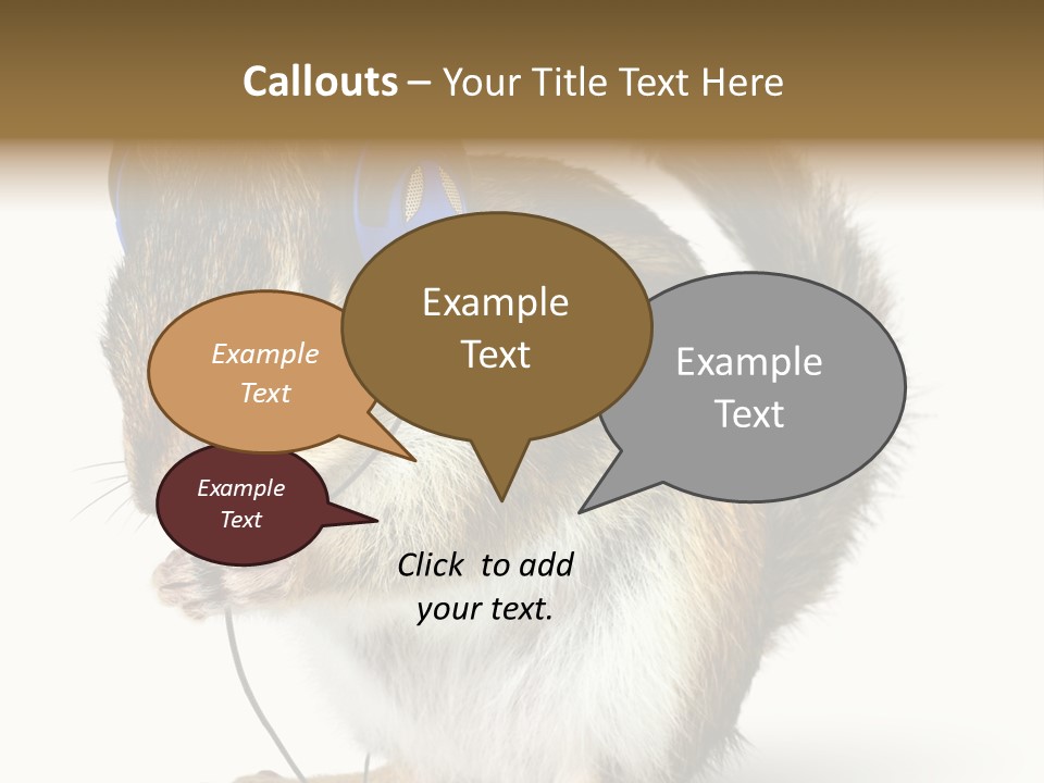 Funny Musical Animal PowerPoint Template