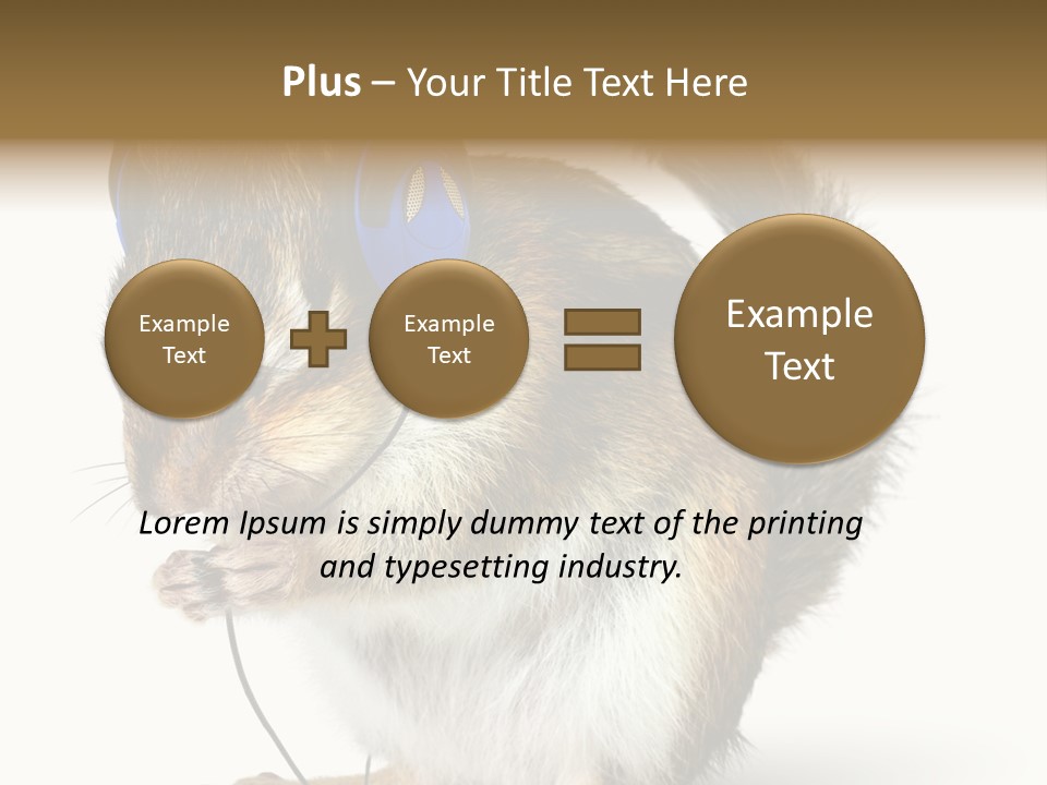 Funny Musical Animal PowerPoint Template