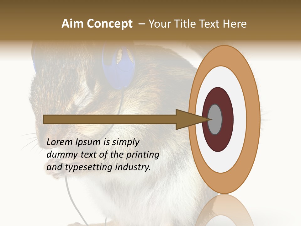 Funny Musical Animal PowerPoint Template