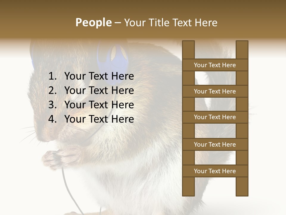 Funny Musical Animal PowerPoint Template