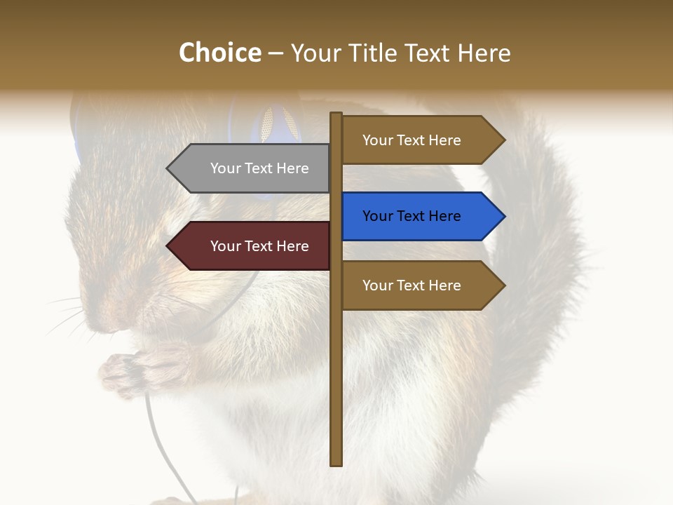 Funny Musical Animal PowerPoint Template