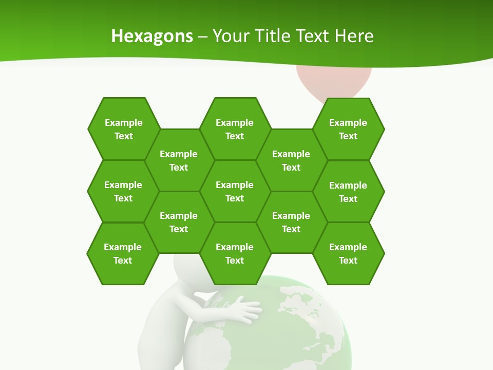 Gesture Holding Map PowerPoint Template