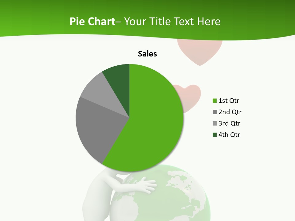Gesture Holding Map PowerPoint Template