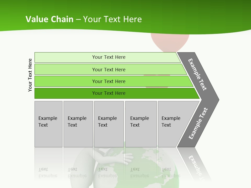 Gesture Holding Map PowerPoint Template