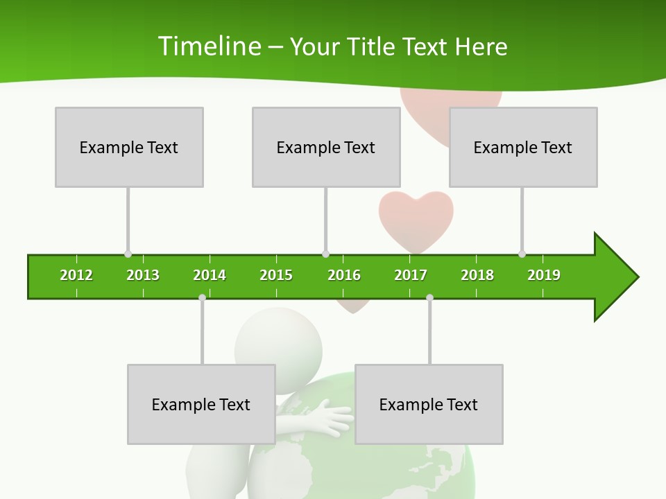 Gesture Holding Map PowerPoint Template