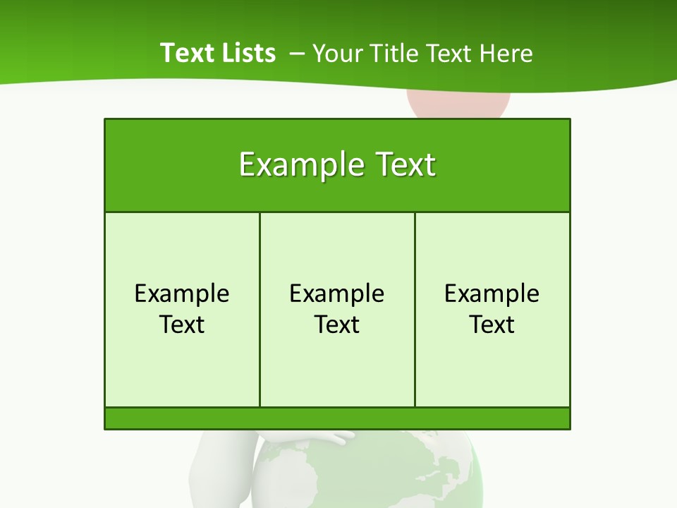 Gesture Holding Map PowerPoint Template