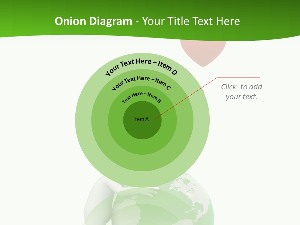 Gesture Holding Map PowerPoint Template
