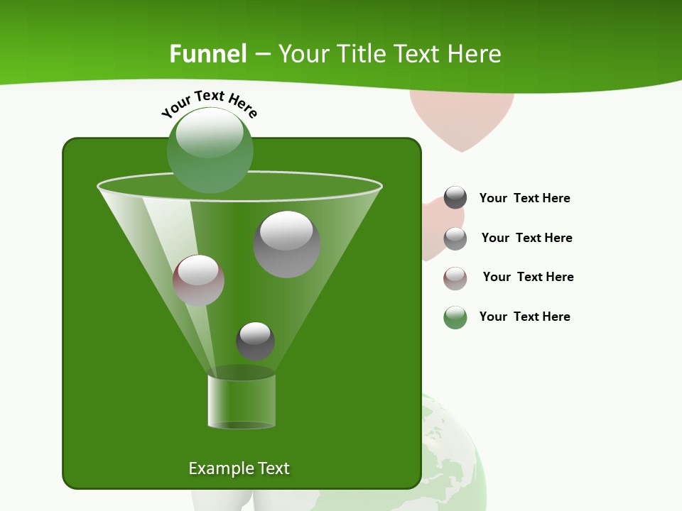 Gesture Holding Map PowerPoint Template
