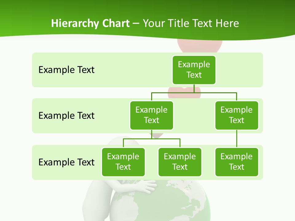 Gesture Holding Map PowerPoint Template