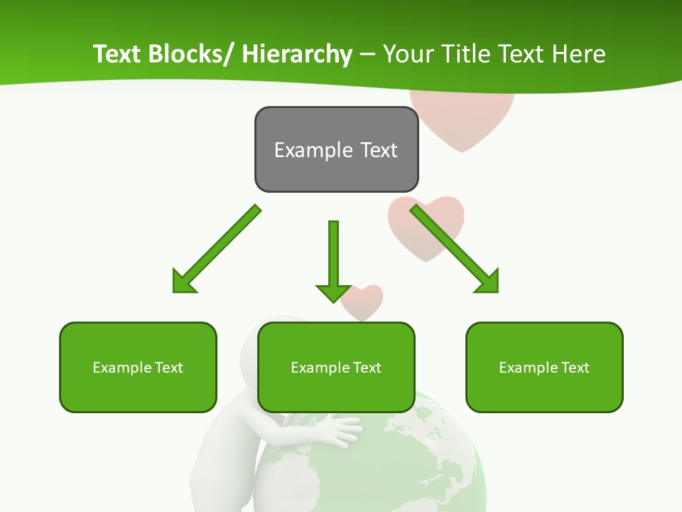 Gesture Holding Map PowerPoint Template