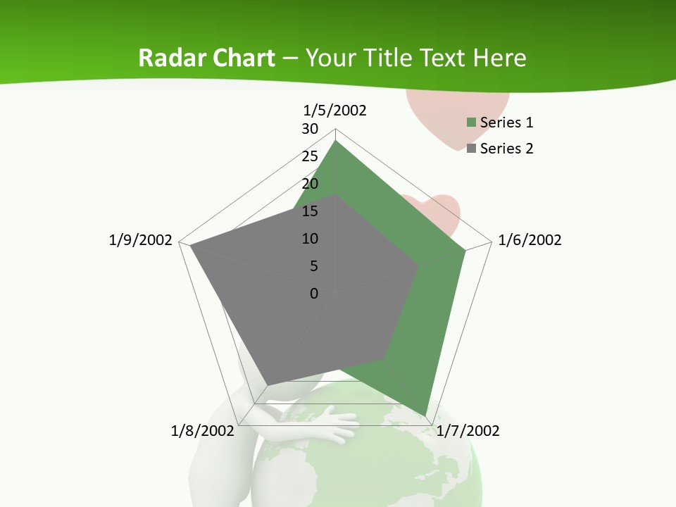 Gesture Holding Map PowerPoint Template