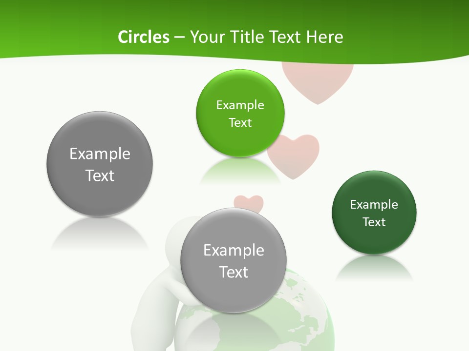 Gesture Holding Map PowerPoint Template