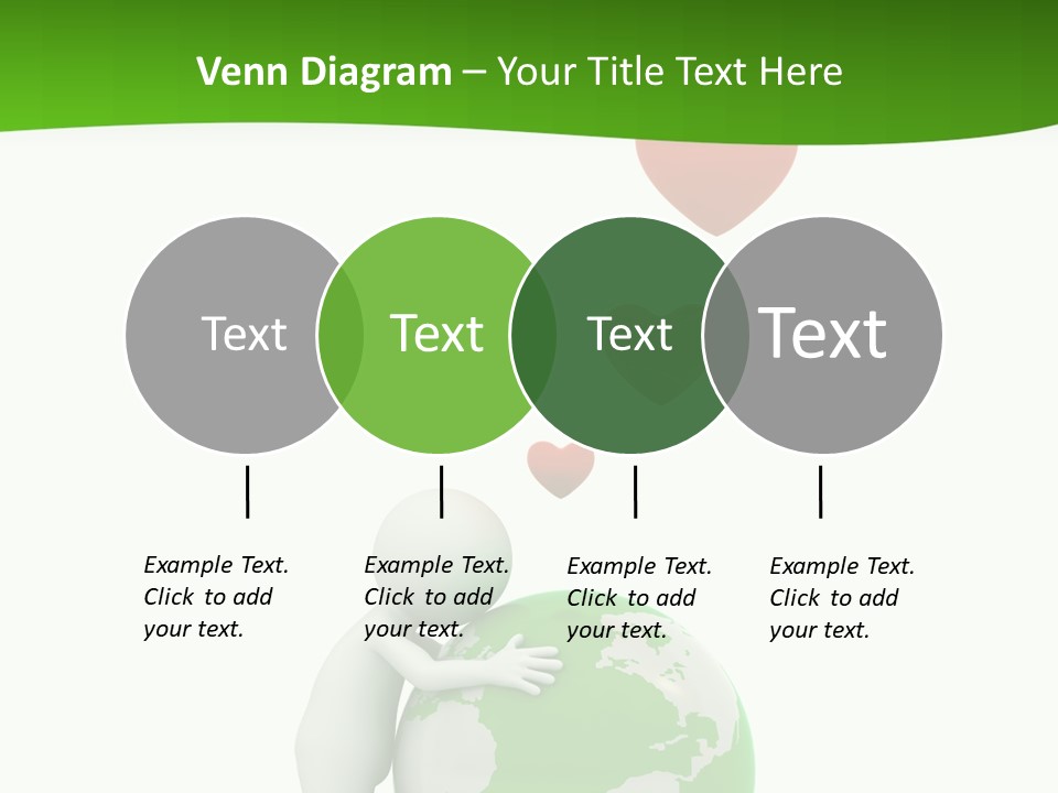 Gesture Holding Map PowerPoint Template