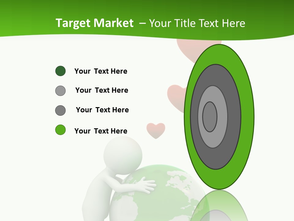 Gesture Holding Map PowerPoint Template