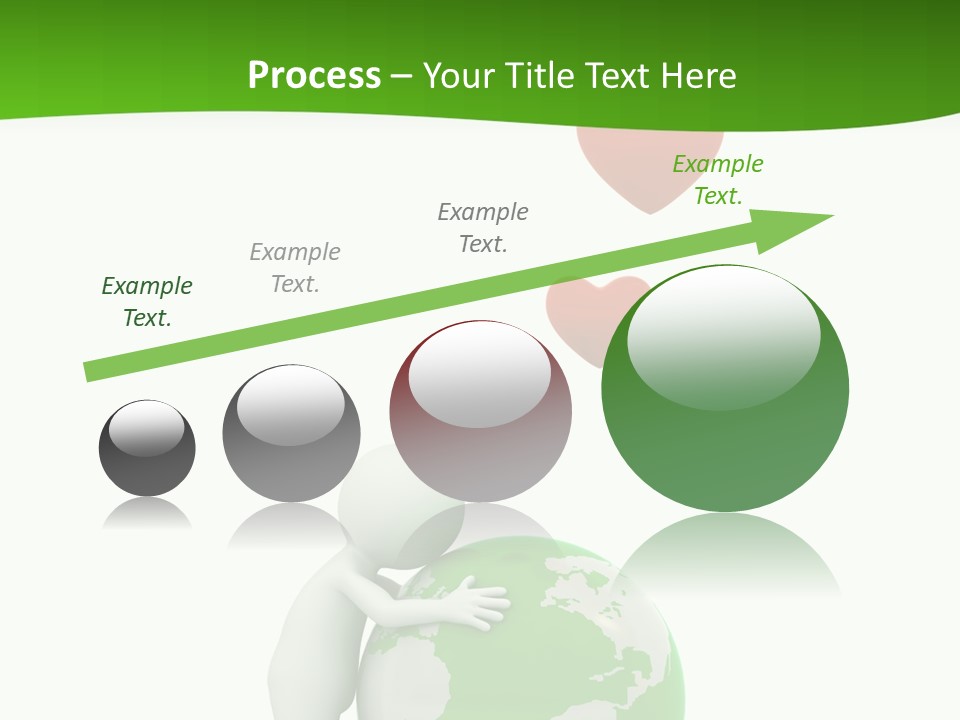 Gesture Holding Map PowerPoint Template
