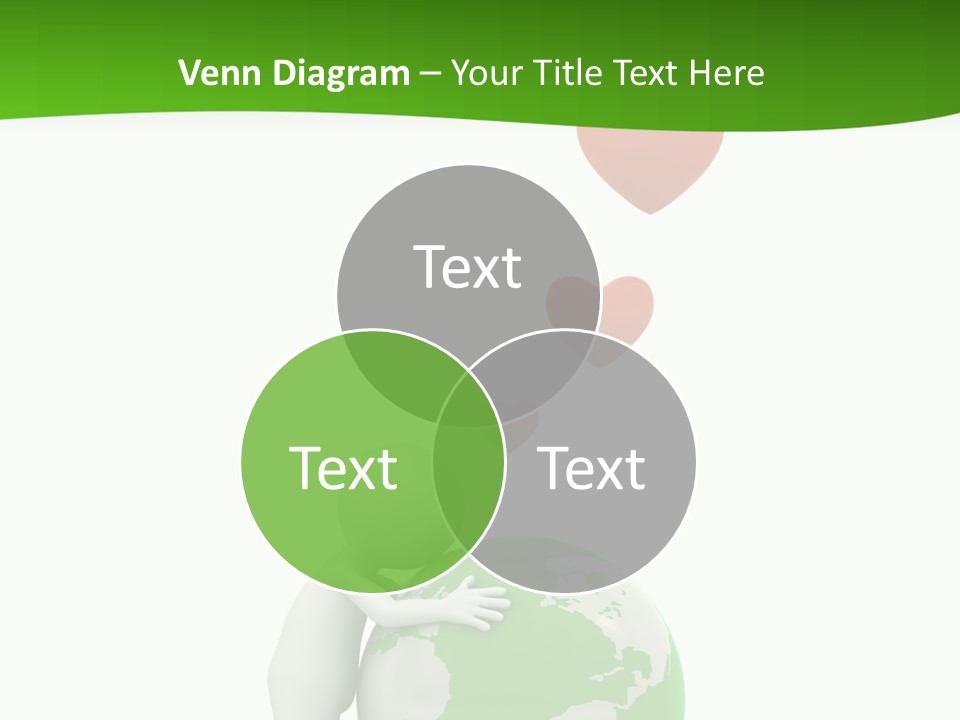 Gesture Holding Map PowerPoint Template