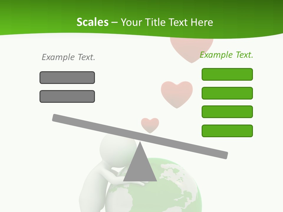 Gesture Holding Map PowerPoint Template