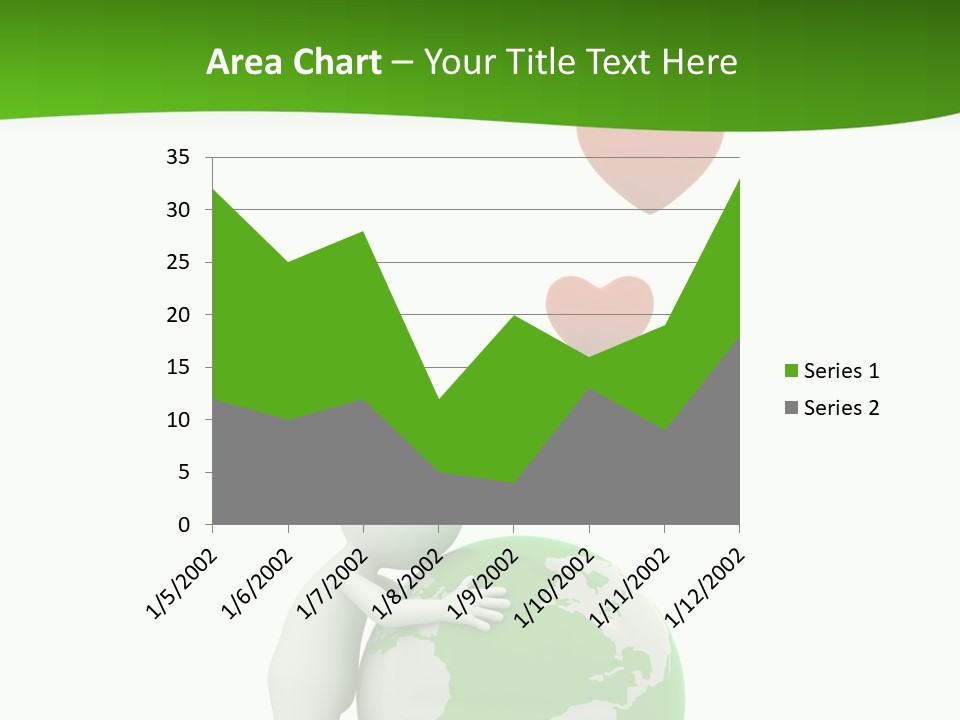 Gesture Holding Map PowerPoint Template