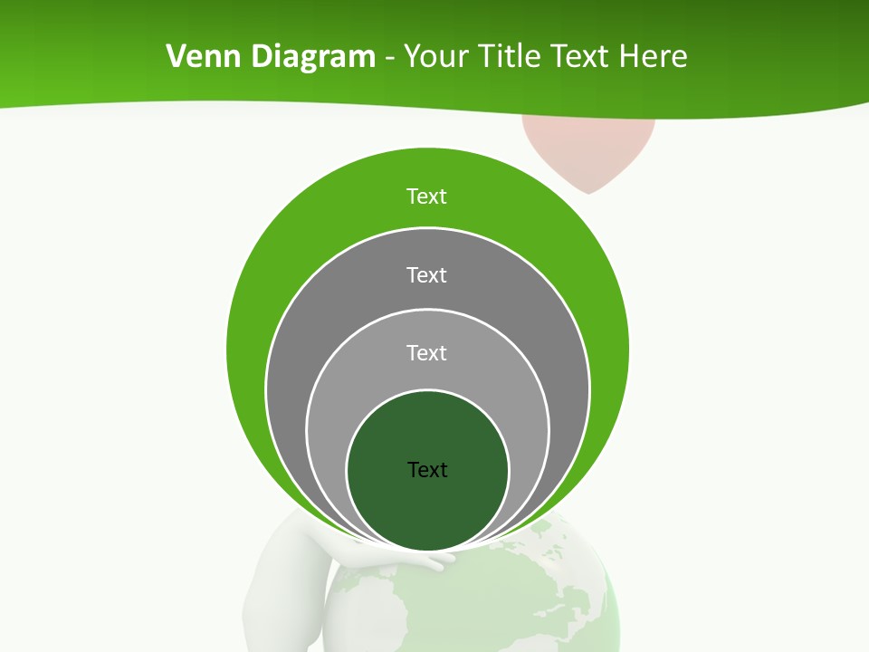 Gesture Holding Map PowerPoint Template