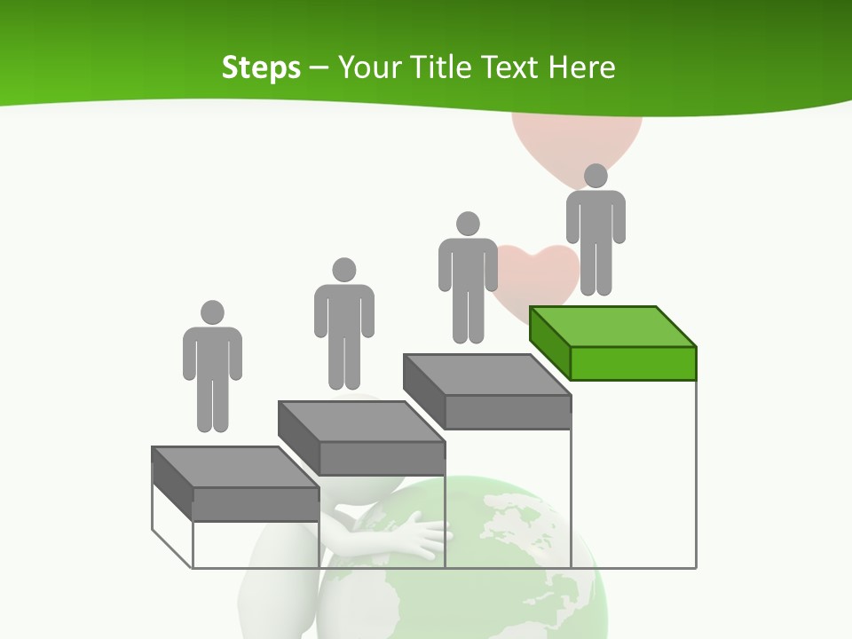 Gesture Holding Map PowerPoint Template