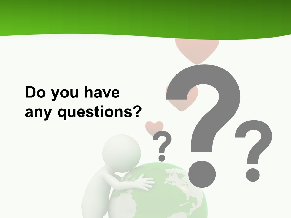 Gesture Holding Map PowerPoint Template