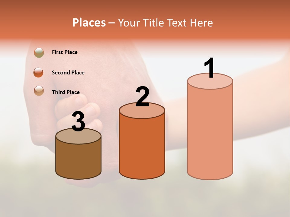 Little Holds Father PowerPoint Template