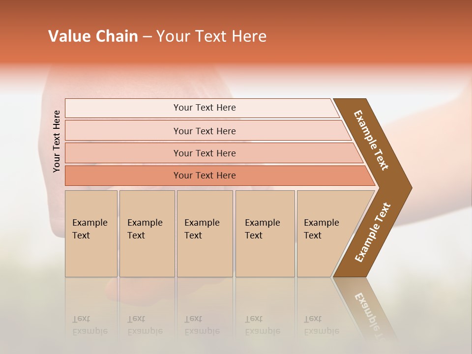 Little Holds Father PowerPoint Template