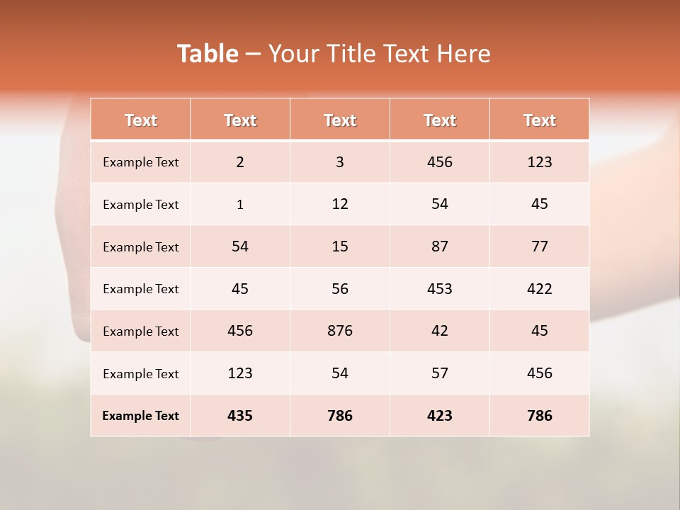 Little Holds Father PowerPoint Template
