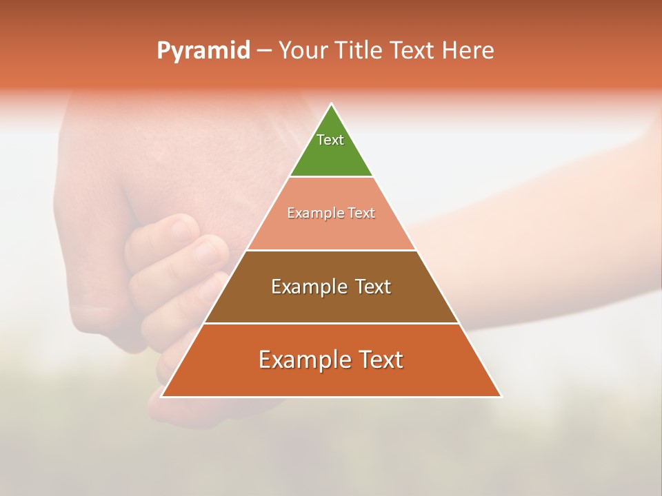 Little Holds Father PowerPoint Template