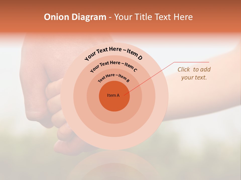 Little Holds Father PowerPoint Template