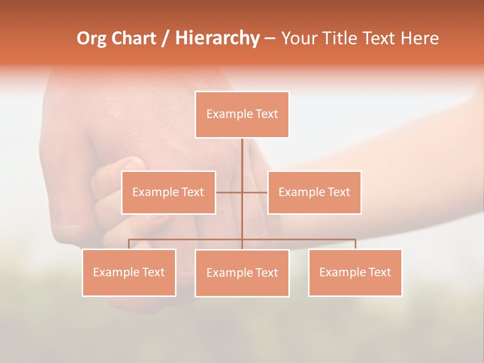 Little Holds Father PowerPoint Template