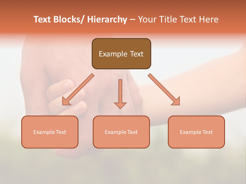 Little Holds Father PowerPoint Template